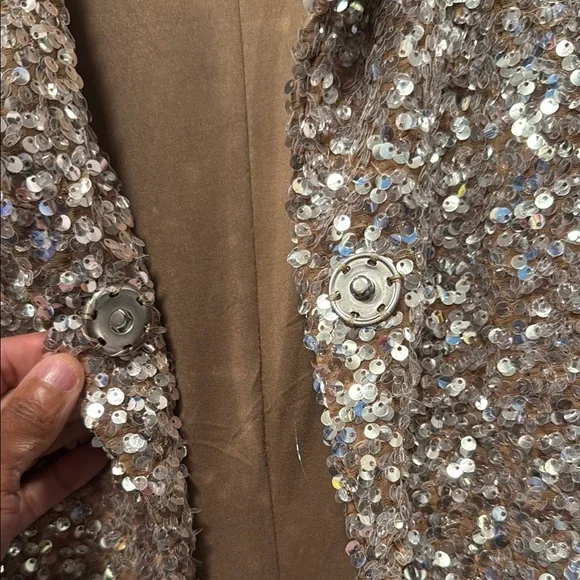 JLUXLABEL Glittering Sequin Jacket - Picture 5 of 7